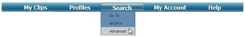 Select "Search" - "Advanced" from the menu bar.