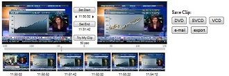 Edit clips and decide on further activities