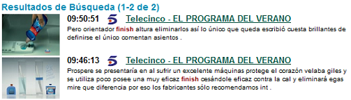 Vea sus resultados de búsqueda de un perfil